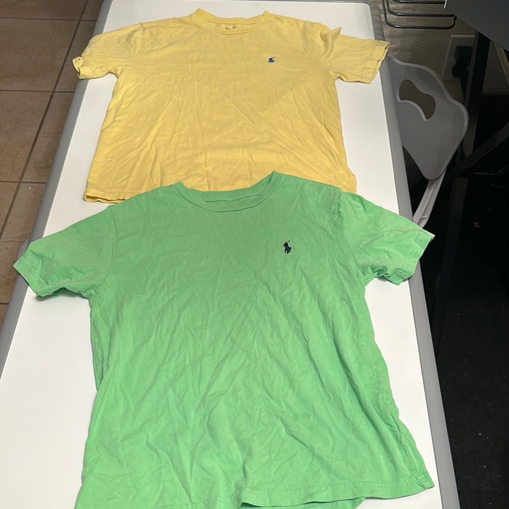 Ralph Lauren Kids Polo Tees - Yellow and Green